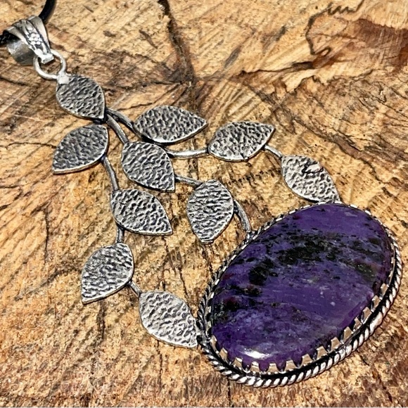 4” Charoite Pendant known as “The Transformation Stone” - Picture 9 of 12